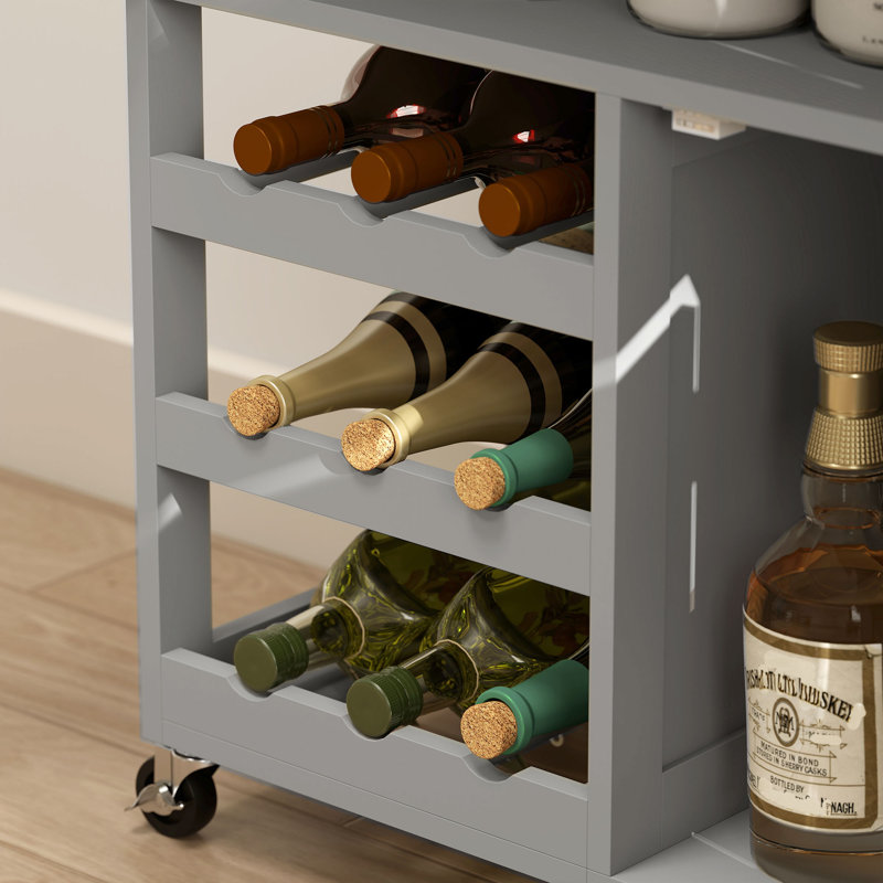Solid Wood Kitchen Cart