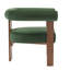 Fauteuil d'appoint rembourré en velours Faiella-331930771