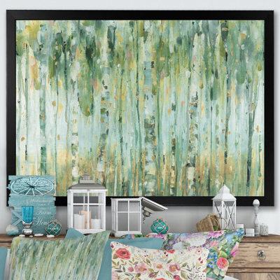 " The birch Forest II " Watercolor Print