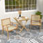Solid Wood Outdoor Dining Armchair