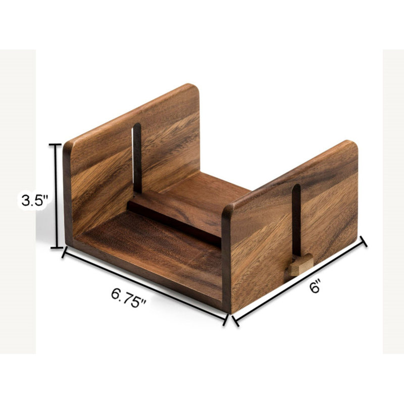 Porte-serviettes en bois d'acacia
