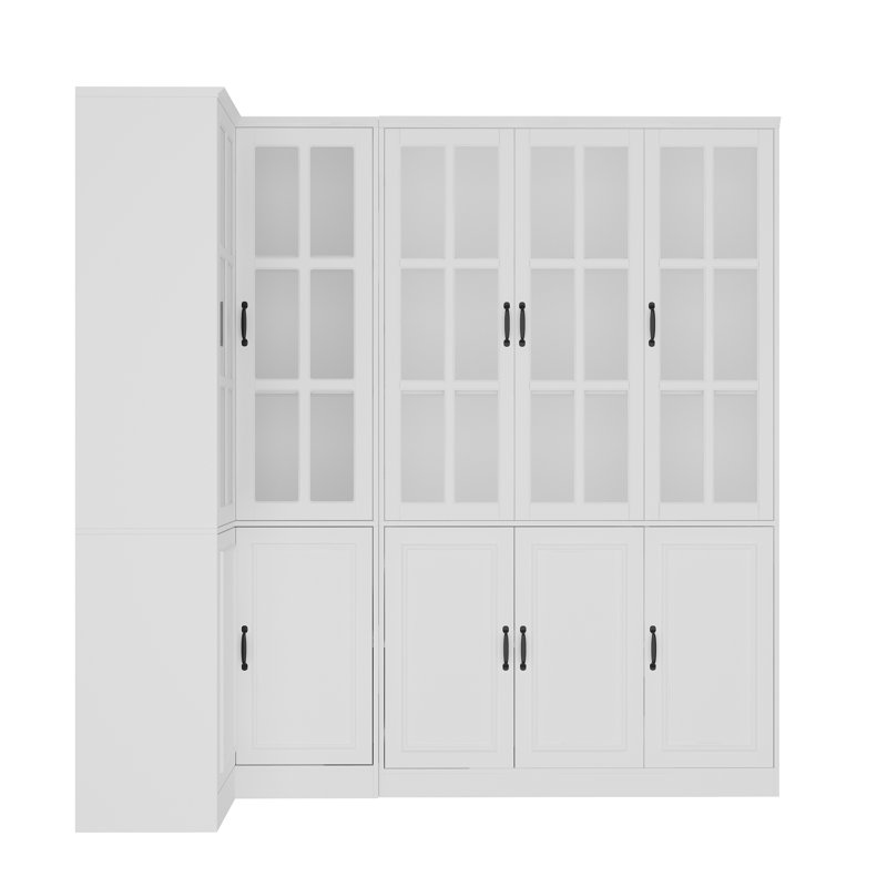 L-Sharped Corner Pantry Cabinet