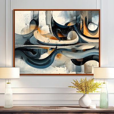Blurred Horizons Of Geometric Scenery II - Abstract Modern Shapes Wall Art