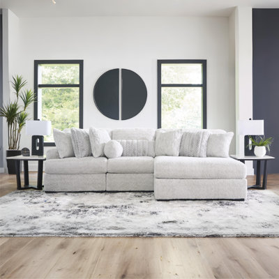 Canapé modulaire 3 pièces avec méridienne Snodoodle