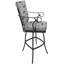 Tabouret de comptoir d'extérieur en aluminium thermolaqué 26,00 po Niera-1016890878-1062666018
