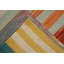 Tapis rayé à motif géométrique kilim 5 x 6