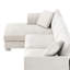 Ensemble de canapé modulaire en forme de L 96 po x 56 po, ensemble de luxe en forme de L avec 2 coussins gratuits, mobilier en chenille 4 places avec méridienne surdimensionnée pour salon, appartement, bureau, 3 couleurs-130464082