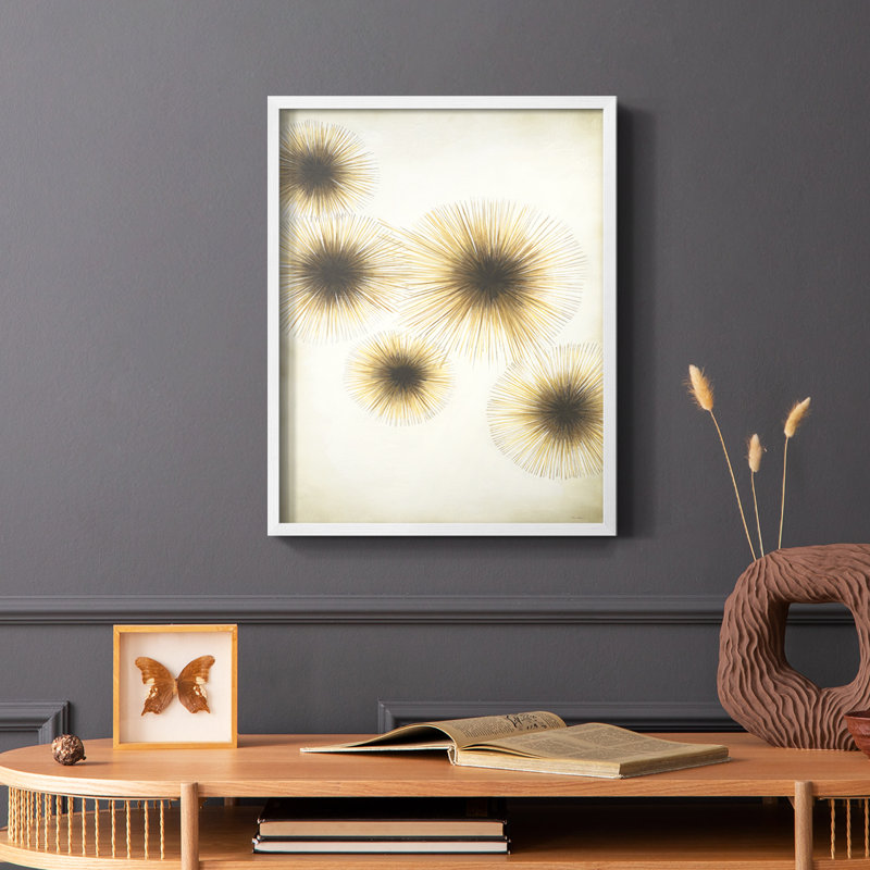 Starlight   Framed Print - Solid Wood, White, 20" H x 16" W