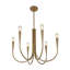 Lustre à 6 lumières Featherstone - laiton