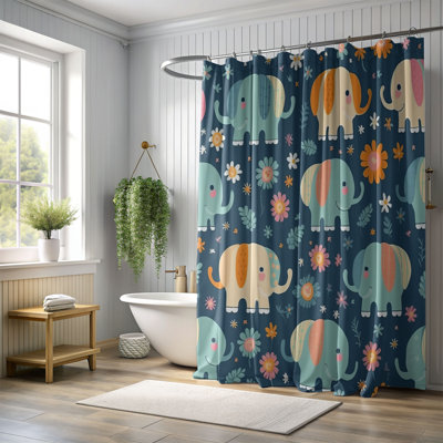 Floral Dreams - Rideau de douche Premium