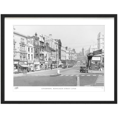 Liverpool, Ranelagh Street C1950 by Francis Frith - Single Picture Frame Print
