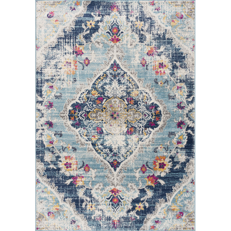 Kymiere Abstract Indoor Rug, Rectangle 2'3" x 3'