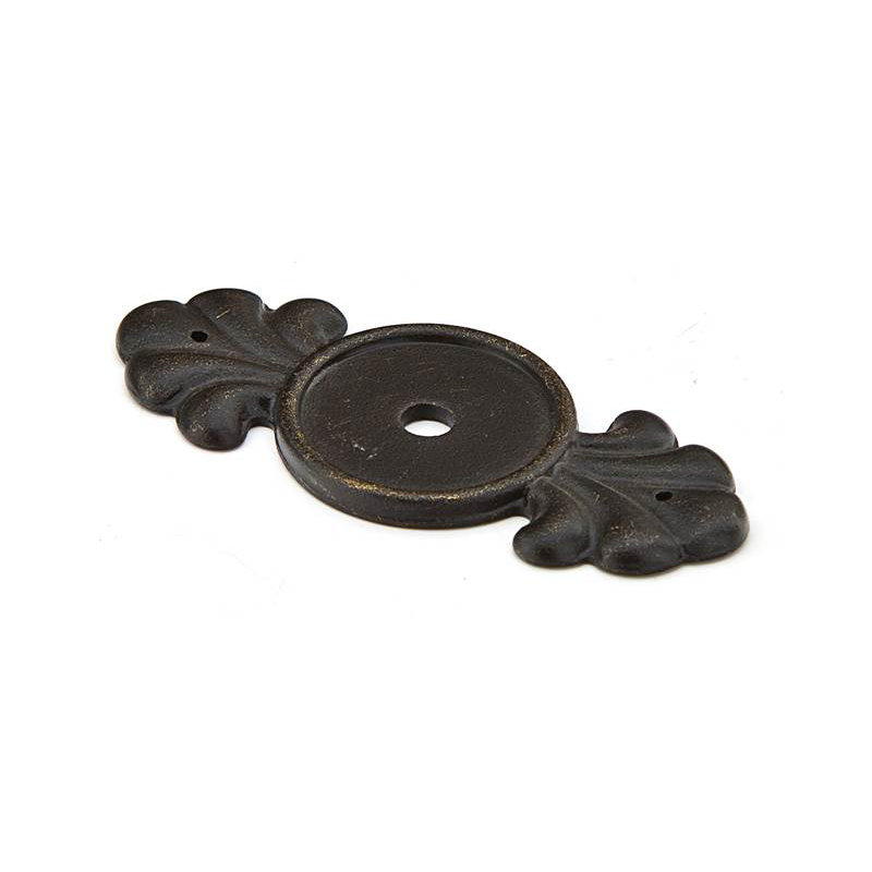Plaque arrière pour bouton Emtek Tuscany Bronze, Bronze moyen