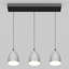 Luminaire suspendu moderne en béton à 3 lumières Bergen