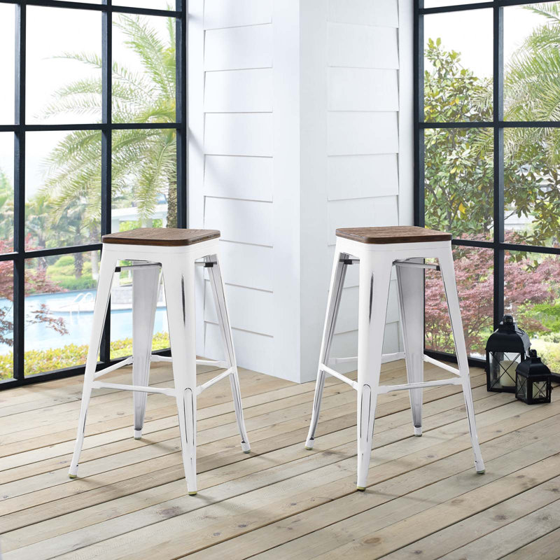 Promenade Counter Stool by Modway, Black, Bar Stool (30" Seat Height)