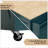 Jaye 51.7" Kitchen Island on Wheels with Storage Cabinet with Drop Leaf Countertop-1235139531