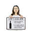 Enseigne en plastique «How To Drink Wine» 13 po x 20 po-119522975