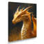 Jaune, noir, ailes dorées, dragon, dragon, art mural, salon-778313824-778313830