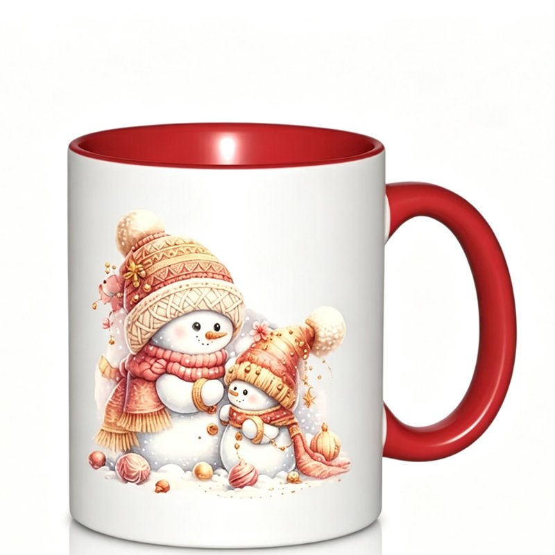 Ceramic Coffee Mug, Red