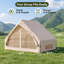 Tente gonflable pour le camping, tente gonflable pour 4 à 6 personnes avec pompe-129381446