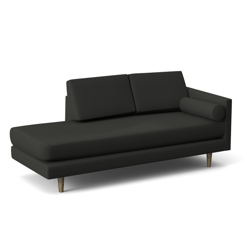 Marilyn 76" Square Arm Sofa, Cardigan Coal Performance