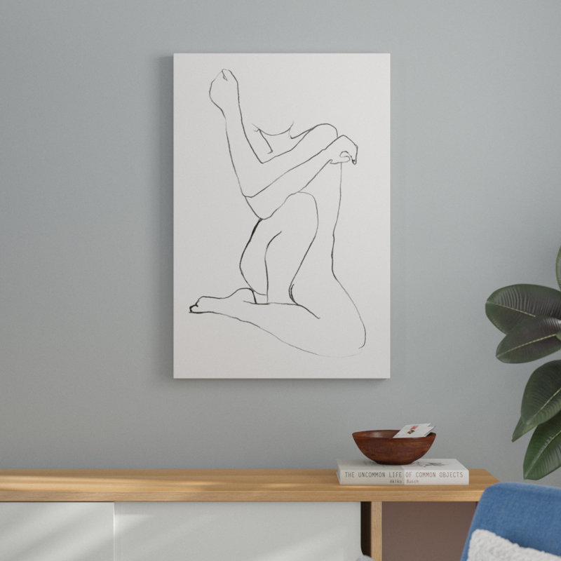 Criss Cross I by Jennifer Paxton Parker - Drawing Print, 91cm H x 61cm W, Wrapped Canvas