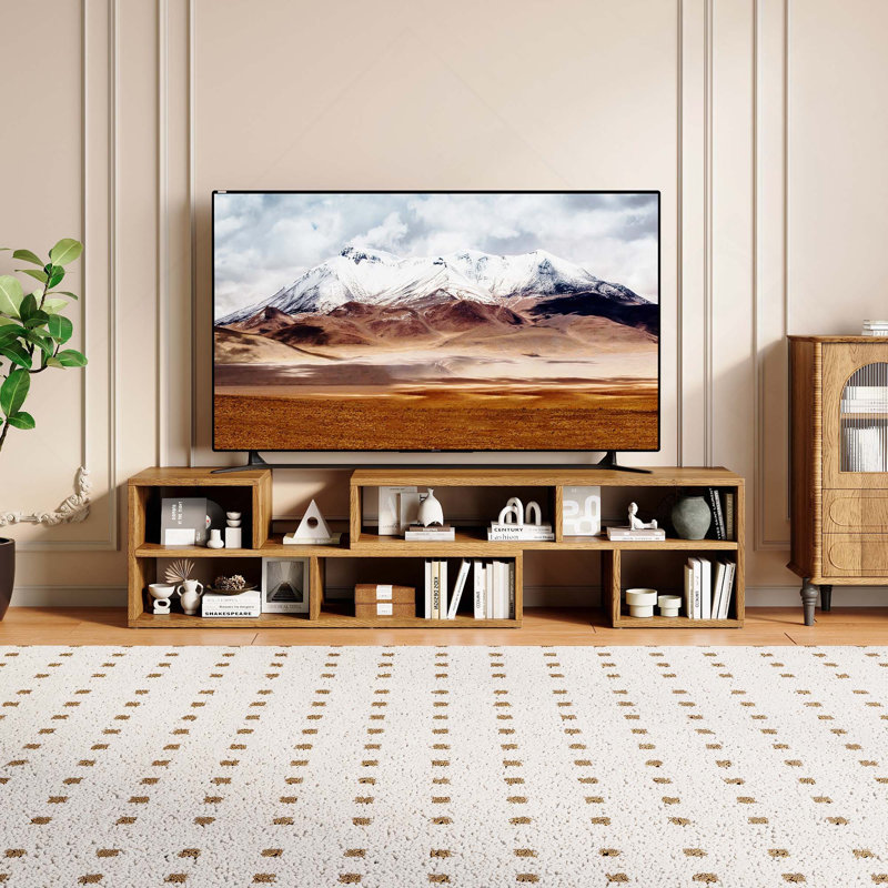Meuble télé avec rangement libre Free-Combination, Dark Wood