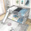 Lit superposé double au-dessus de double avec glissière et échelle convertibles, gris (ancien SKU: GX000708AAE)-802487092