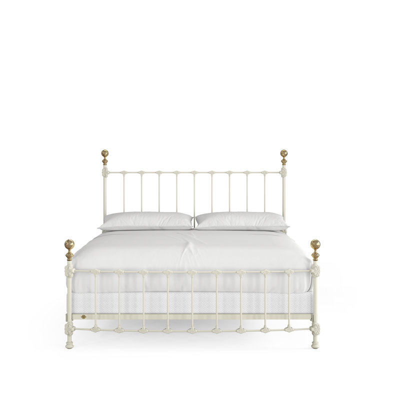 151 Palatial Bed | Complete Standard, King, Gunmetal/Antique Gold