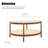 Modern Farmhouse Living Room Coffee Table Set, Stylish And Elegant Nesting Round Wooden Table,Side End Table Set For Living Room,Bedroom-1Pc End Table