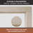 Sabine Contemporary Wood Fireplace Mantel Surround 48" x 42" Opening - 72" x 54" Overall - Unfinished Maple-557557858-557557857