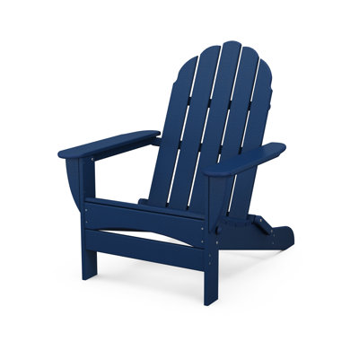 POLYWOOD Classic Adirondack Oversized Folding Adirondack Chair