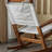 High quality comfortable and durable teak rocking