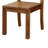 2Pcs Rustic Dark Oak Solid Wood Chair, Dining With Panel Back Element Room Chairs, Rustic, Of 2,
