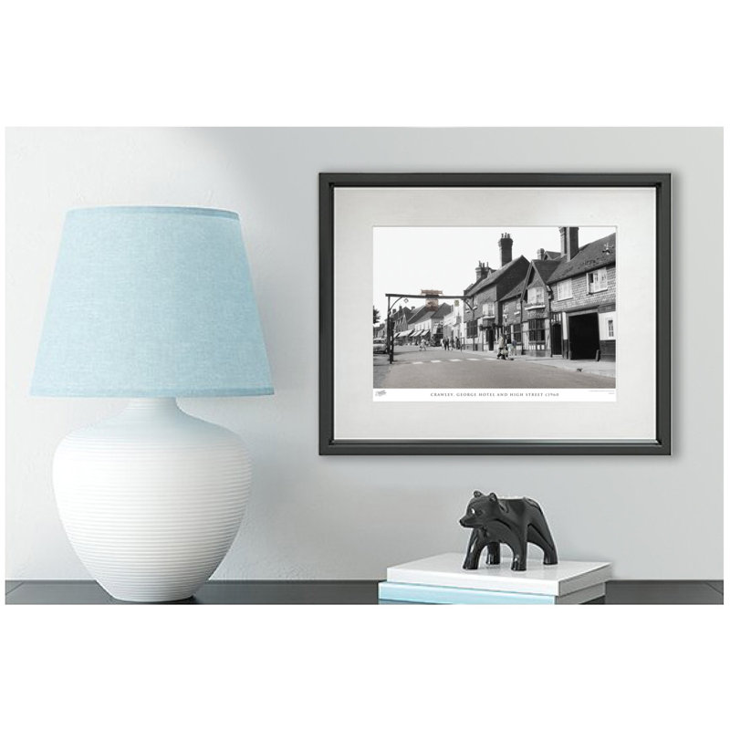 Crawley, George Hotel And High Street C1960 by Francis Frith - Single Picture Frame Print, 28cm H x 36cm W x 2.3cm D
