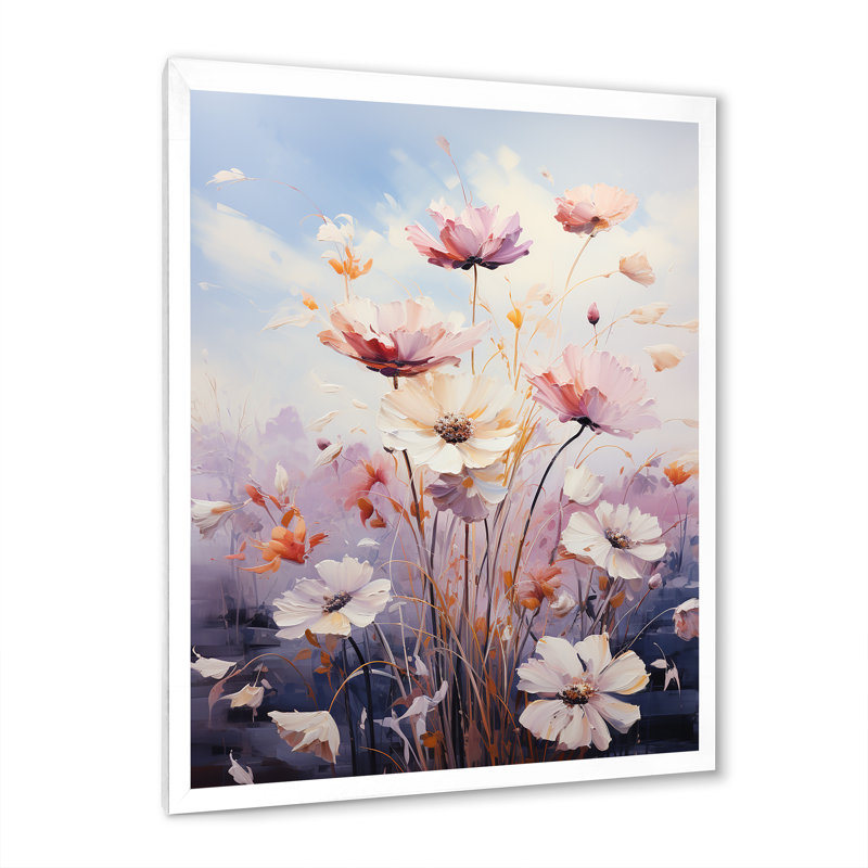 «Chanaya Meadow Ethereal Meadowscape An», reproduction sur toile, H 44 po x l 34 po x P 1,5 po, Cadre photo blanc