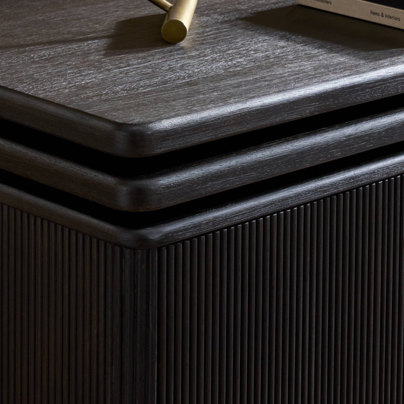 Weston Rotating Desk-Black Parawood