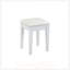 Coiffeuse compacte avec miroir réversible, coiffeuse avec tabouret, coiffeuse compacte pour petits espaces