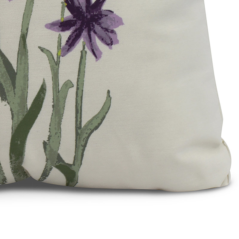 Housse et insert de coussin carré Farmers Market, Mauve, 16 po x 1 po