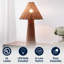 Lampe de table DEL 26,5 po Kara