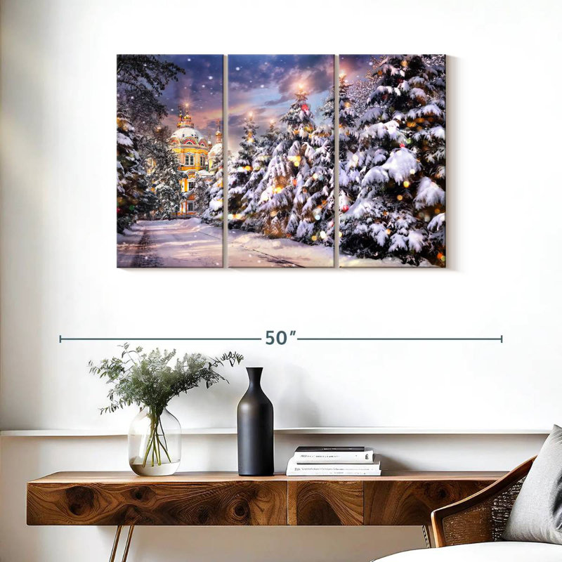 Christmas Tree Lane, H 24 po x l 38 po