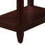 Table d'appoint en bois avec tablette et tiroir - parfaite pour les petits espaces de rangement