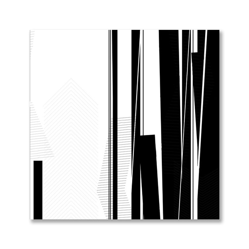 Capital Lines Print, 46" H x 46" W, Metal