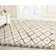 Alumita Hand Tufted Nz Wool/Cotton Geometric Rug in Ivory/Brown
