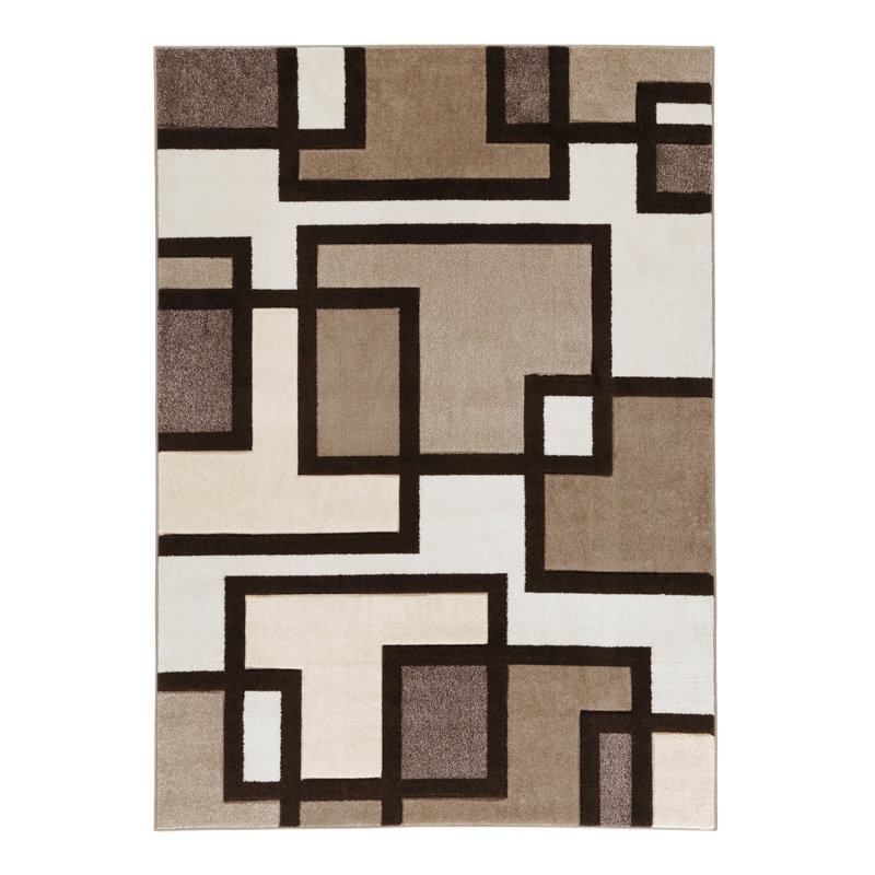 Ruby Geometric Area Rug, Rectangle 280 x 380cm