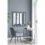 Grand miroir mural ovale carré de 36 po x 36 po pour cadre d'entrée de chambre à coucher