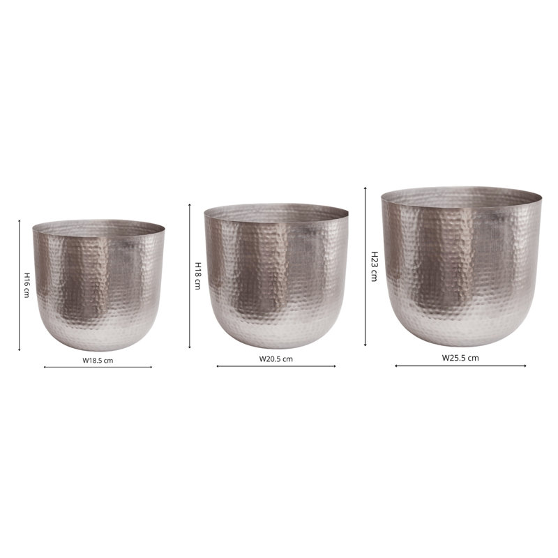 Pot Planter, Silver