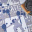  Tapis bleu lavable à la machine Imagination-107105202