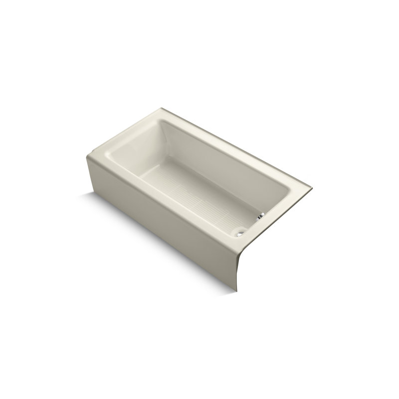 Bellwether 60" x 32" Soaking Bathtub, Almond, Right