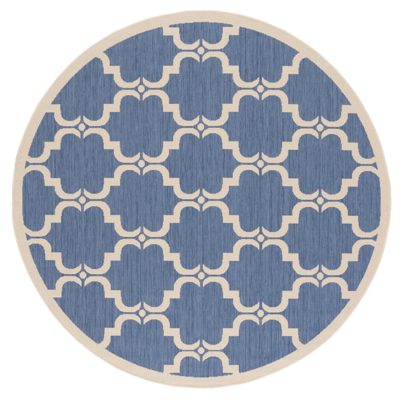 Sayde Performance Geometric Rug, Round 7'1